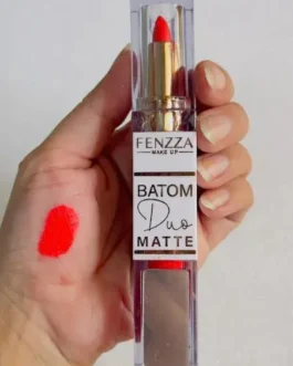 FENZZA Makeup Batom Duo Matte 2in1 Lipstick + Matte Lip Gloss