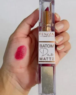 FENZZA Makeup Batom Duo Matte 2in1 Lipstick + Matte Lip Gloss