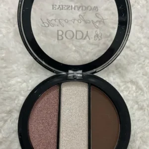 BODA 3-Color Eyeshadow Palette – Shimmer & Matte Shades for All-Day Wear